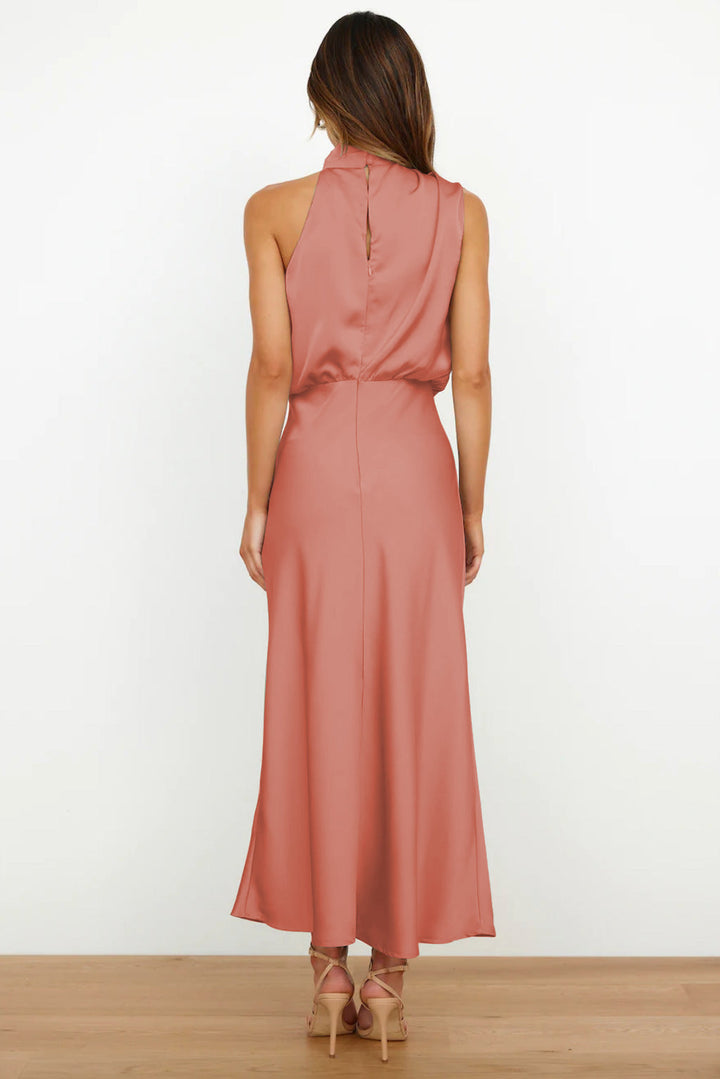 Anavea™ | Long Halter-Neck Dress