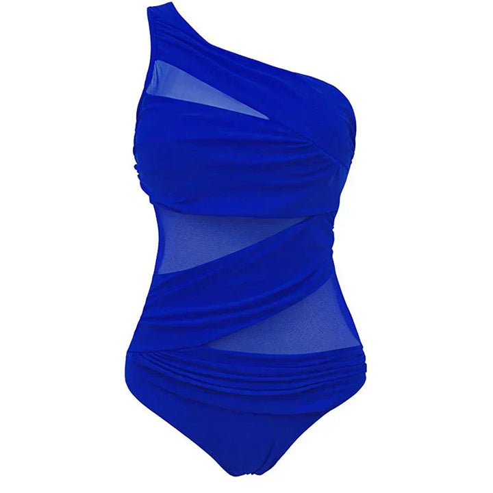 Avenée™ | Elegant One-Shoulder Swimsuit in Plus Size