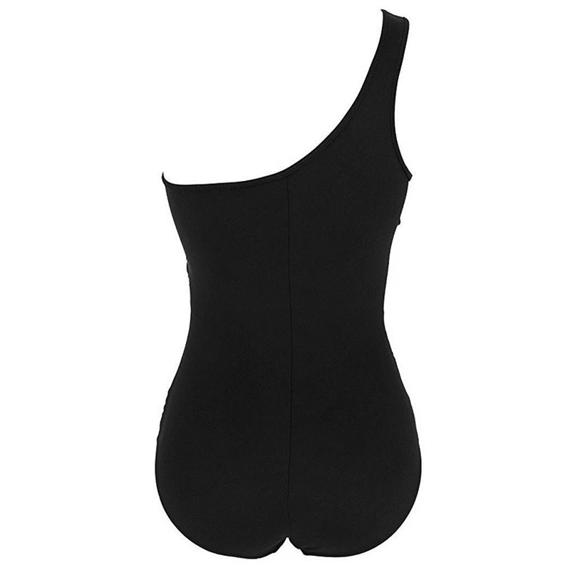 Avenée™ | Elegant One-Shoulder Swimsuit in Plus Size