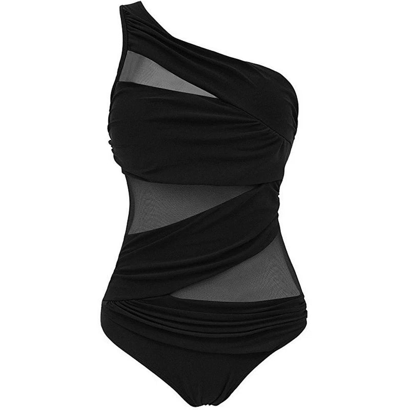 Avenée™ | Elegant One-Shoulder Swimsuit in Plus Size