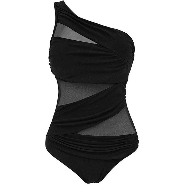 Avenée™ | Elegant One-Shoulder Swimsuit in Plus Size
