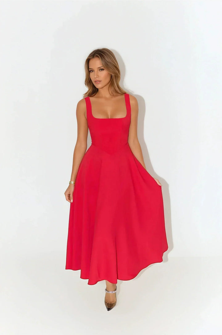 Anise™ | Long Dress with Fitted Straps