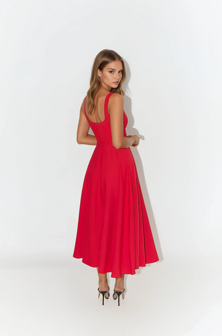 Anise™ | Long Dress with Fitted Straps