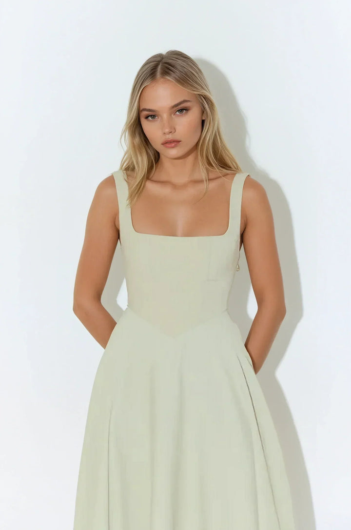 Anise™ | Long Dress with Fitted Straps