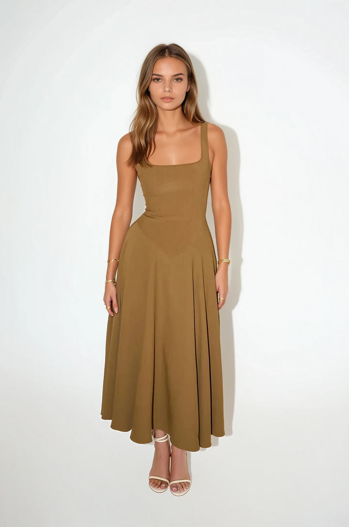 Anise™ | Long Dress with Fitted Straps