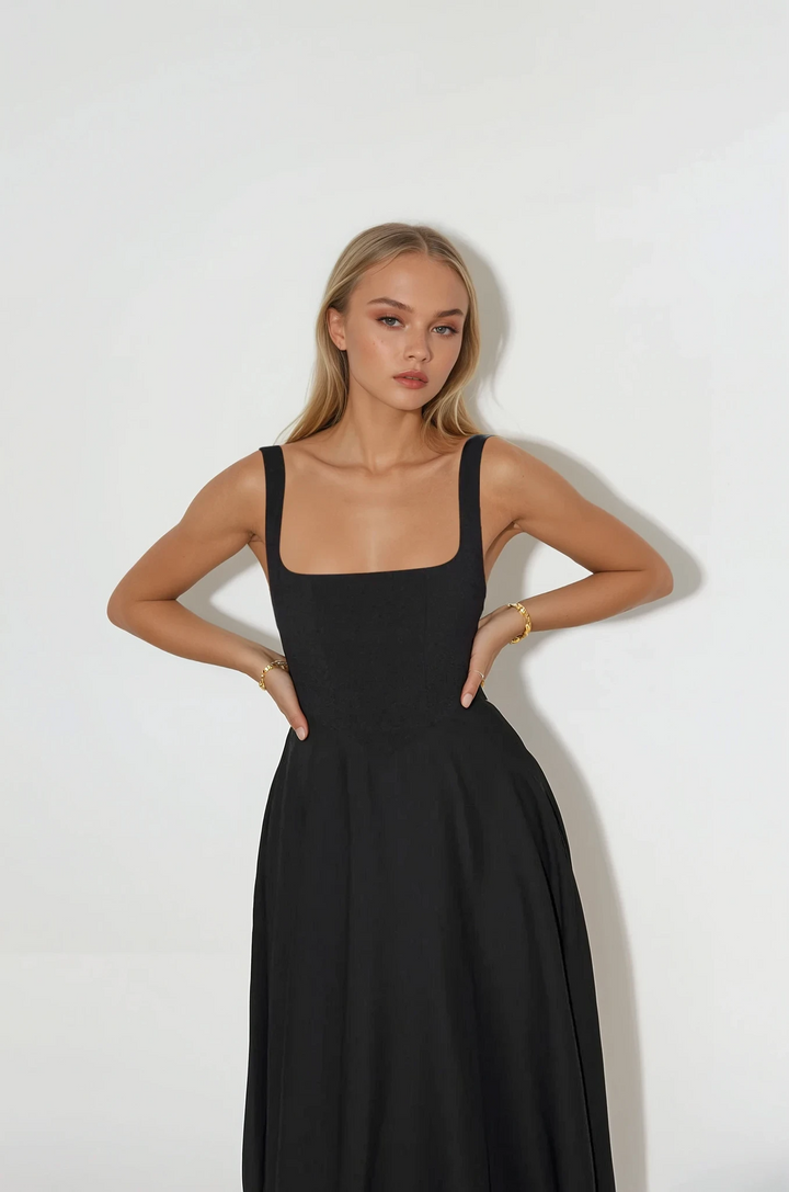 Anise™ | Long Dress with Fitted Straps