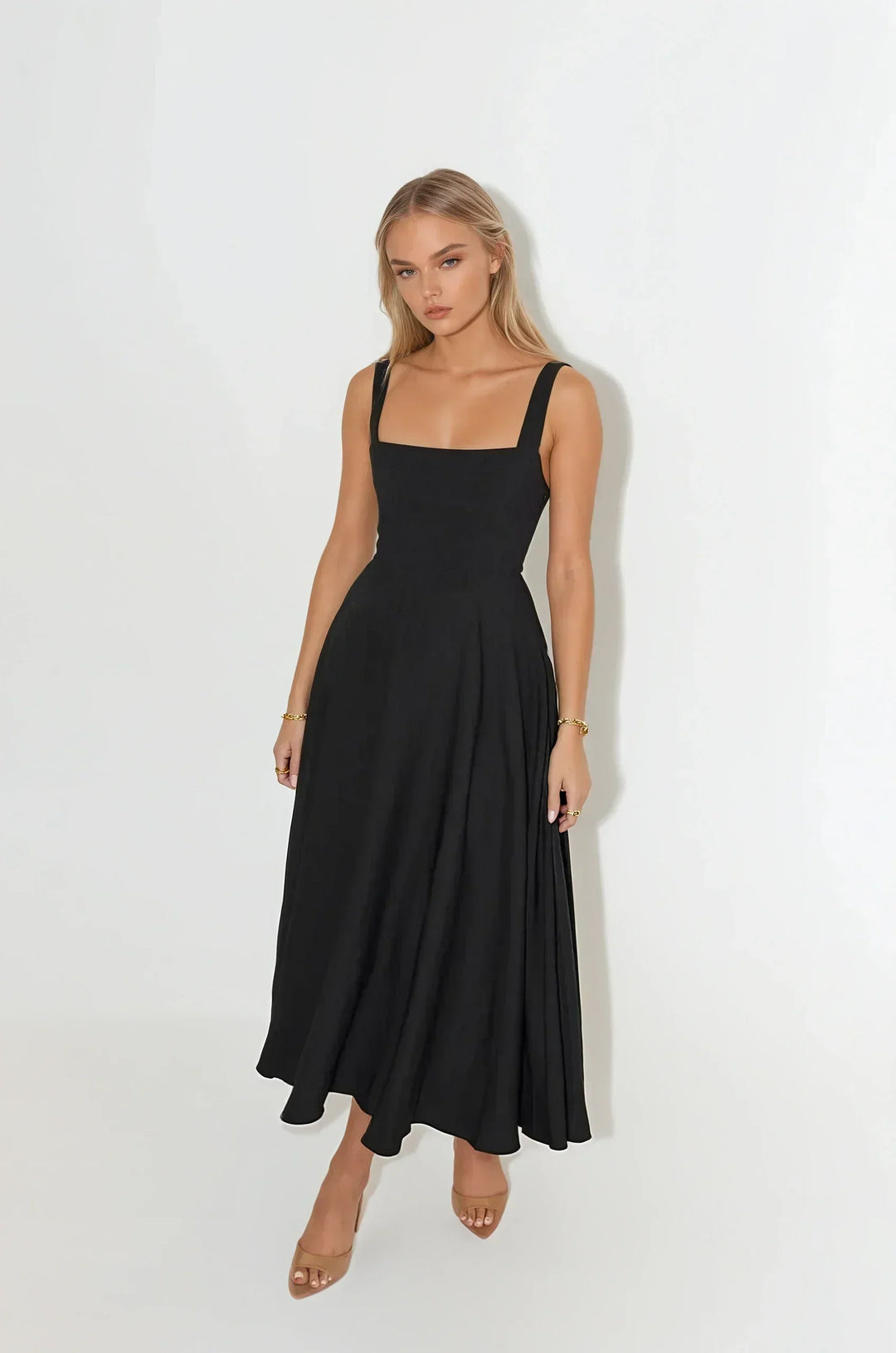Anise™ | Long Dress with Fitted Straps