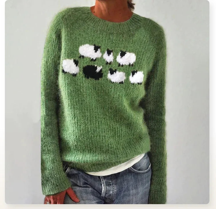 Retro Knitted Fall Sweater