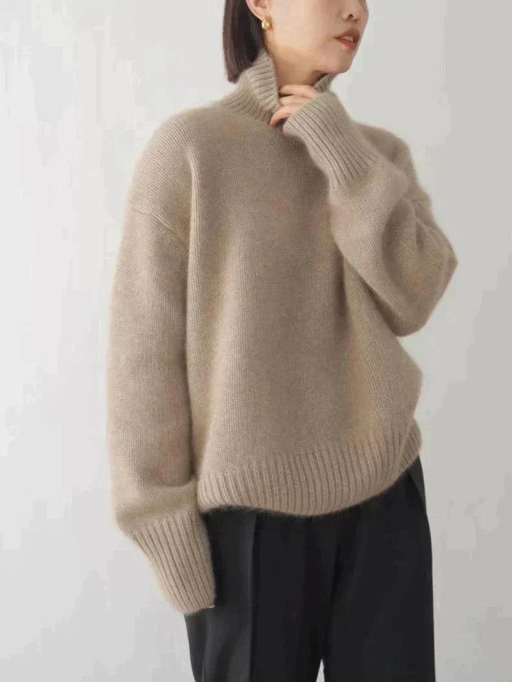 Comfortable, Knitted, Soft Turtleneck Sweater