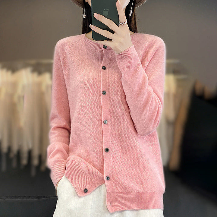 Comfortable Buttoned Cardigan