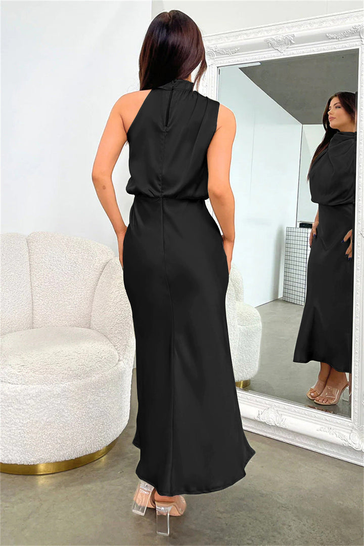 Anavea™ | Long Halter-Neck Dress