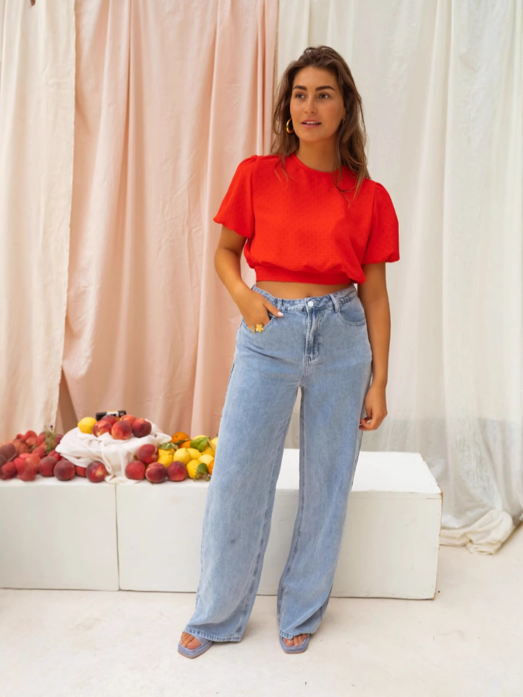 Junelle™ | Cropped Blouse
