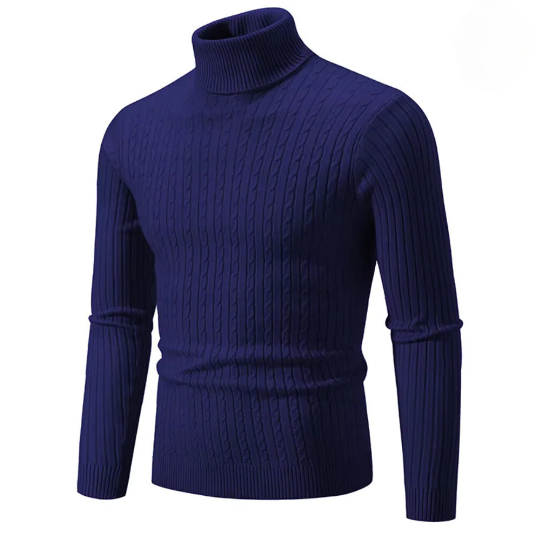 Cable Knit Turtleneck Sweater