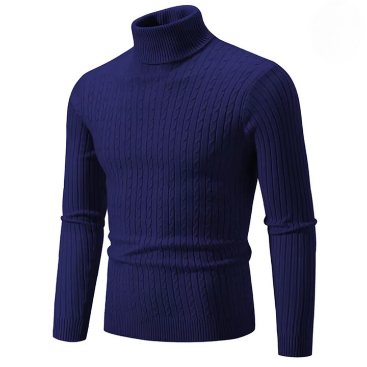 Cable Knit Turtleneck Sweater