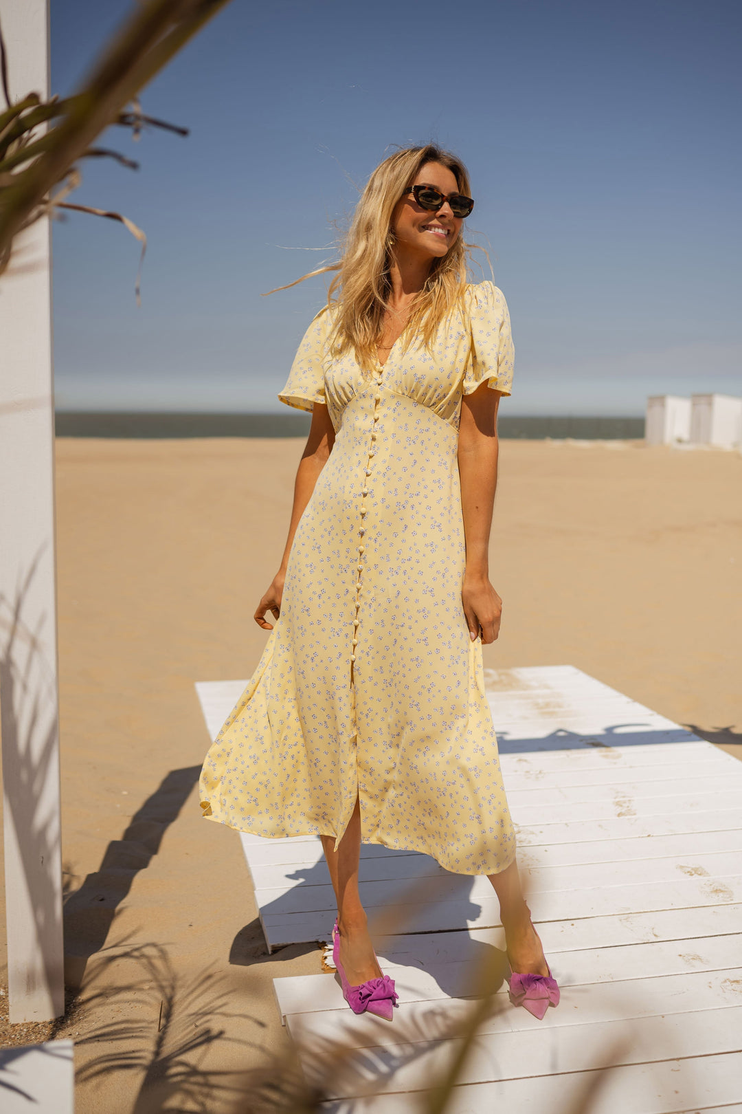 Maevy™ | Floral Summer Midi Dress