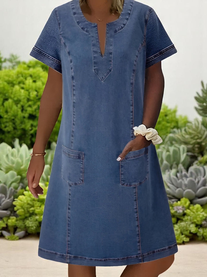 Allyn™ | Soft Denim Dress