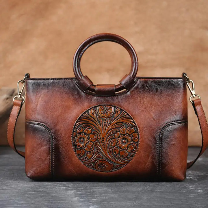 Vintage Embossed Handbag