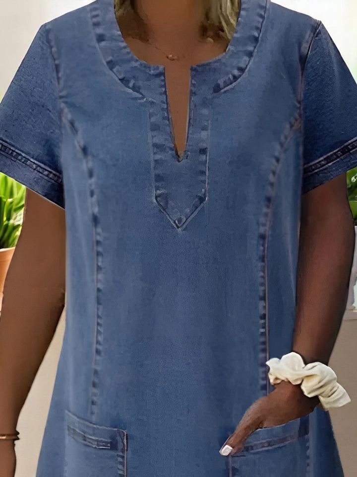 Allyn™ | Soft Denim Dress