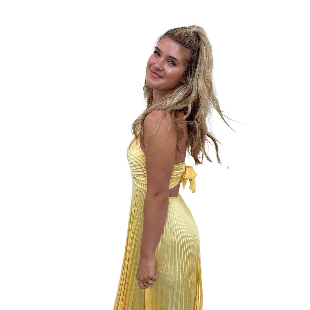 Marette™ | Pleated V-Neck Summer Dress