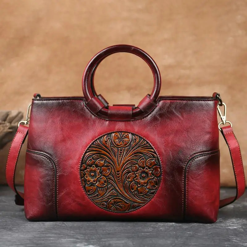 Vintage Embossed Handbag