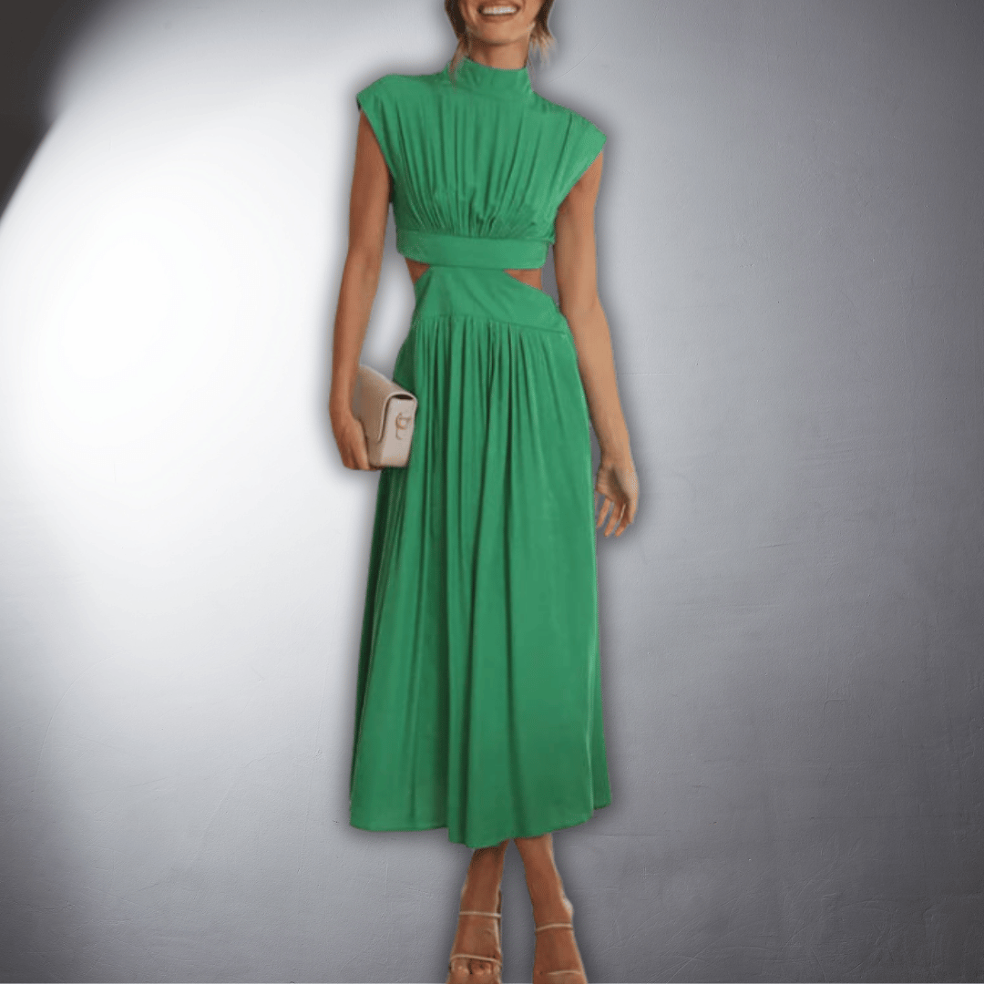 Comfortable Elegant Pleated Dress