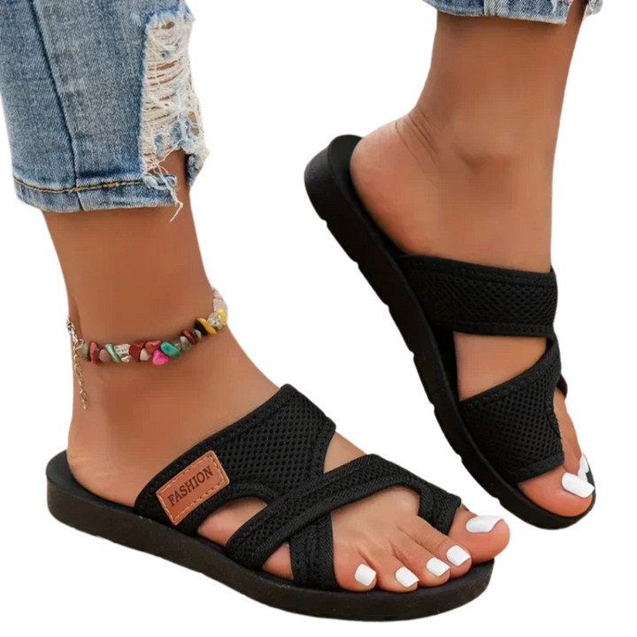 Luan™ | Slip-On Sandals in Perforated Mesh