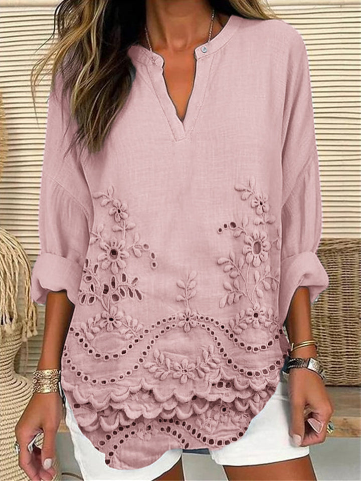 Valona™ | Graceful Patterned Blouse