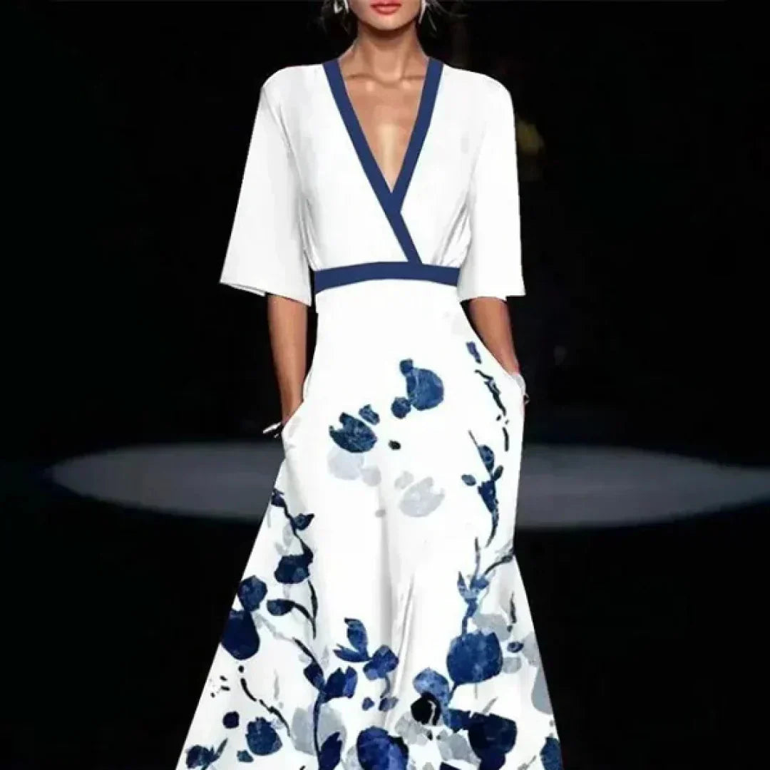 Ysalie™ | Elegant Dress with Short Sleeves