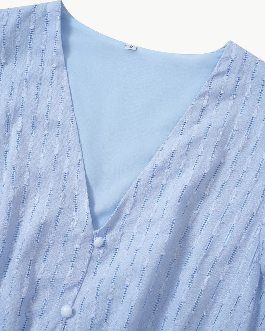 Alra™ | Midi Dress with V-Neck and Ruffle Sleeves