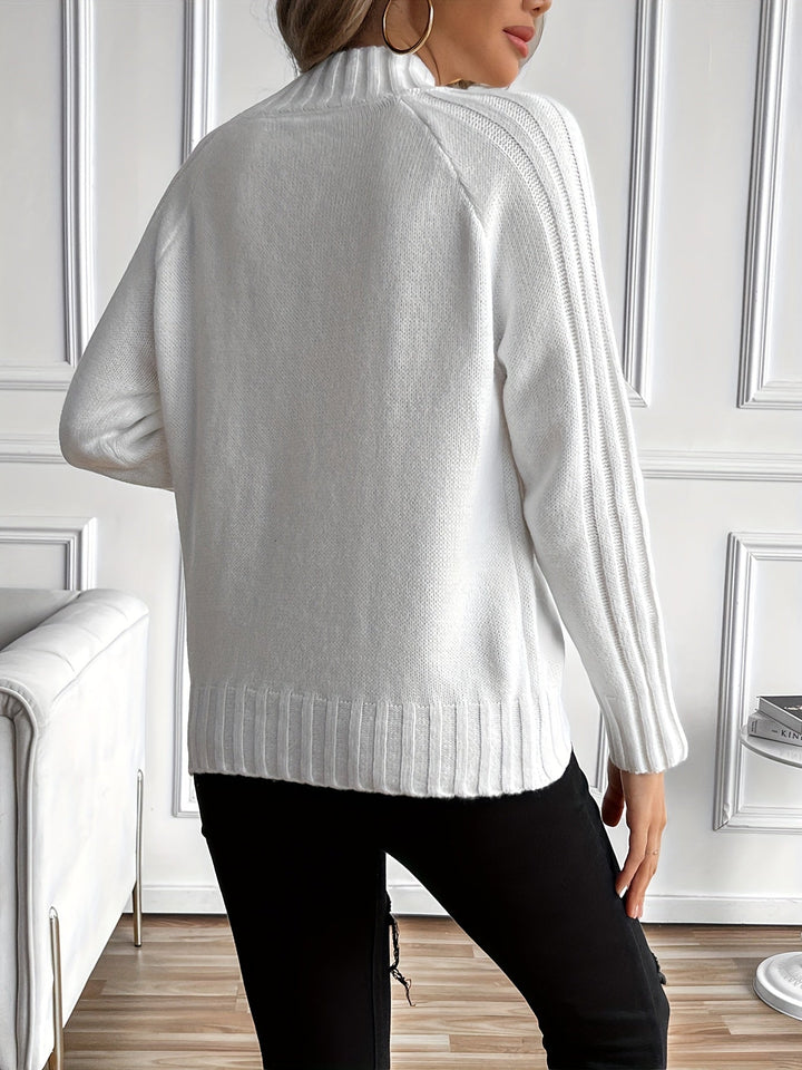 Elegant knitted sweater
