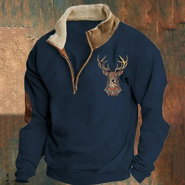 Quarter-Zip Neck Sweater