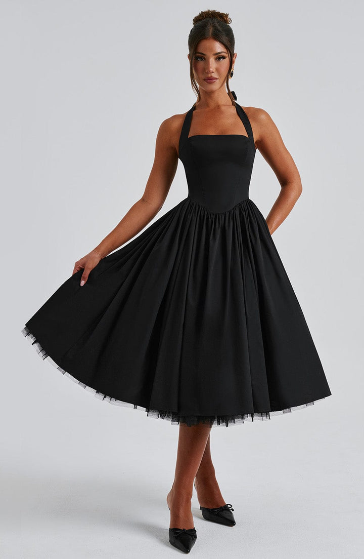 Soina™ | Midi Dress with Natural Elegance