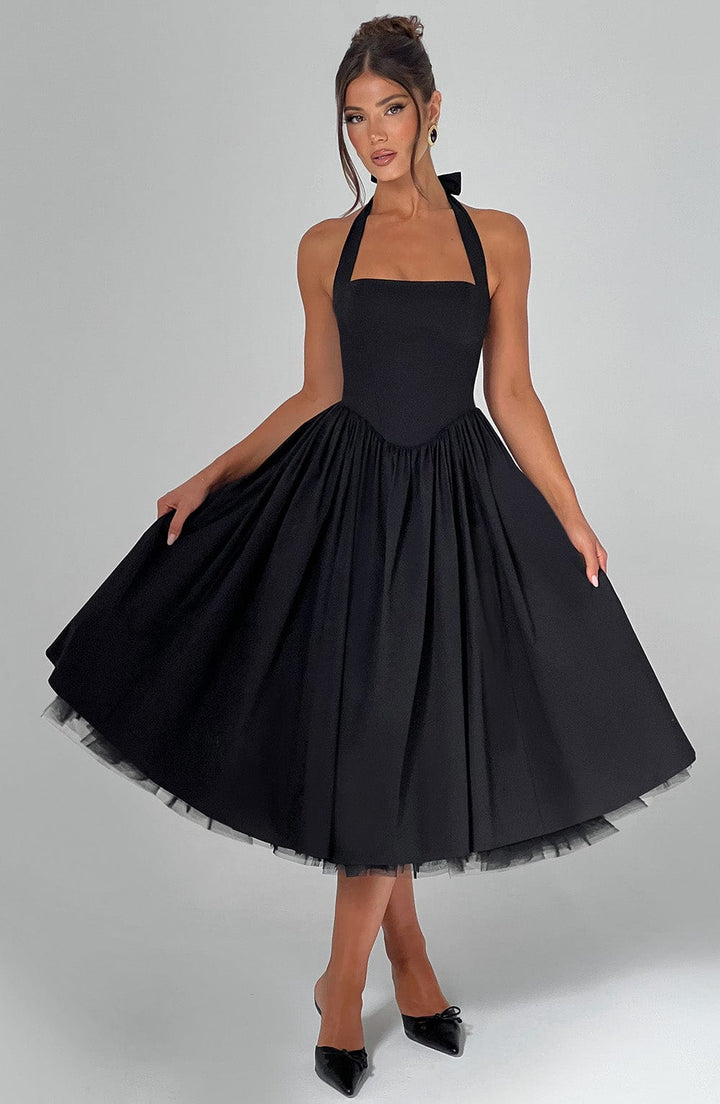 Soina™ | Midi Dress with Natural Elegance