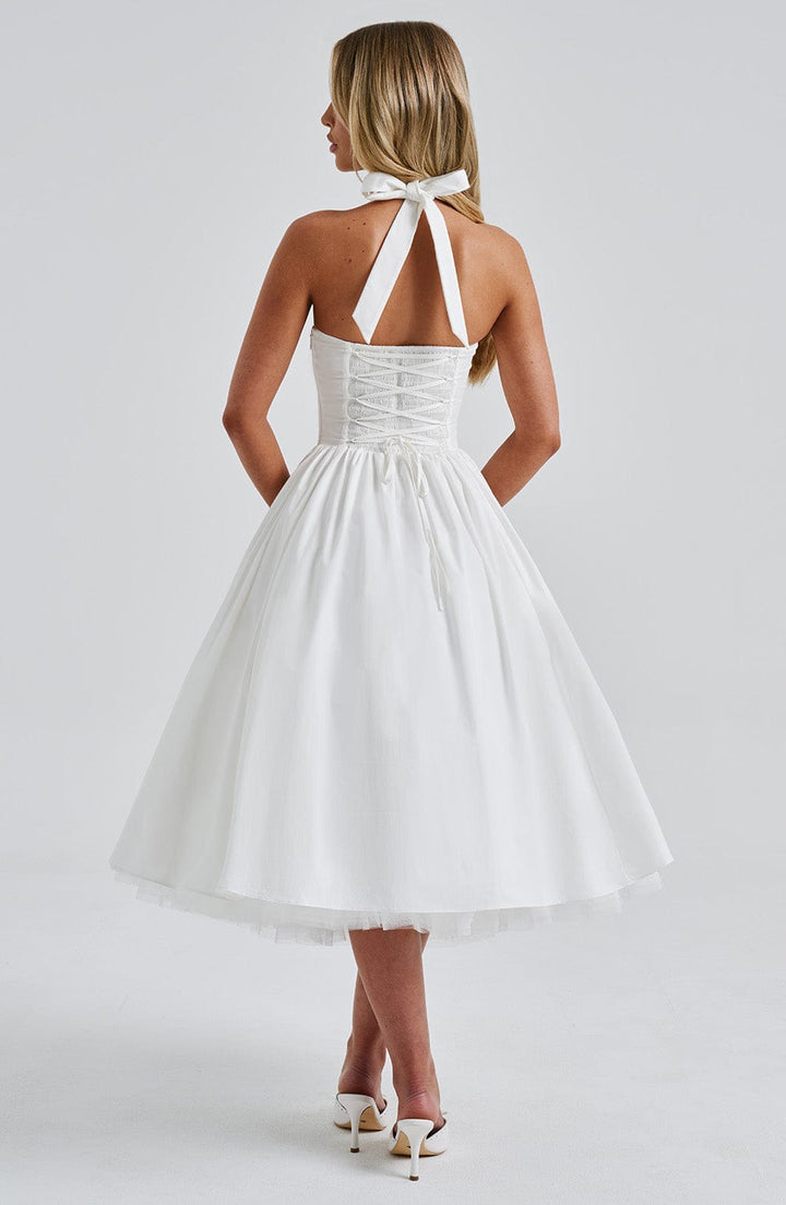 Soina™ | Midi Dress with Natural Elegance