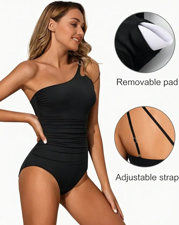 Ysolde™ | One-Shoulder Swimsuit