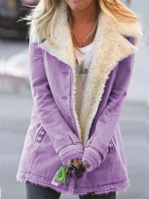 Comfy Faux Fur Lined Jacket