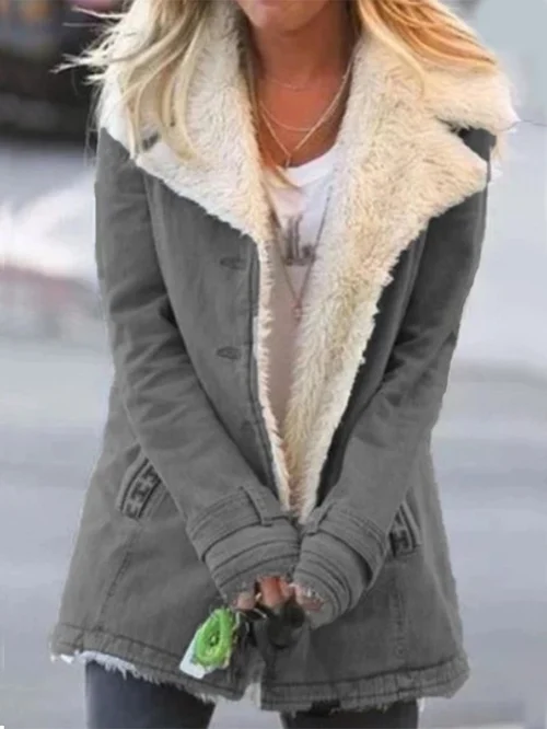 Comfy Faux Fur Lined Jacket