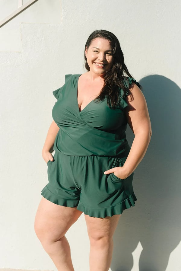 Luniva™ | Swimsuit with Ruffles & Gentle Figure Shaping