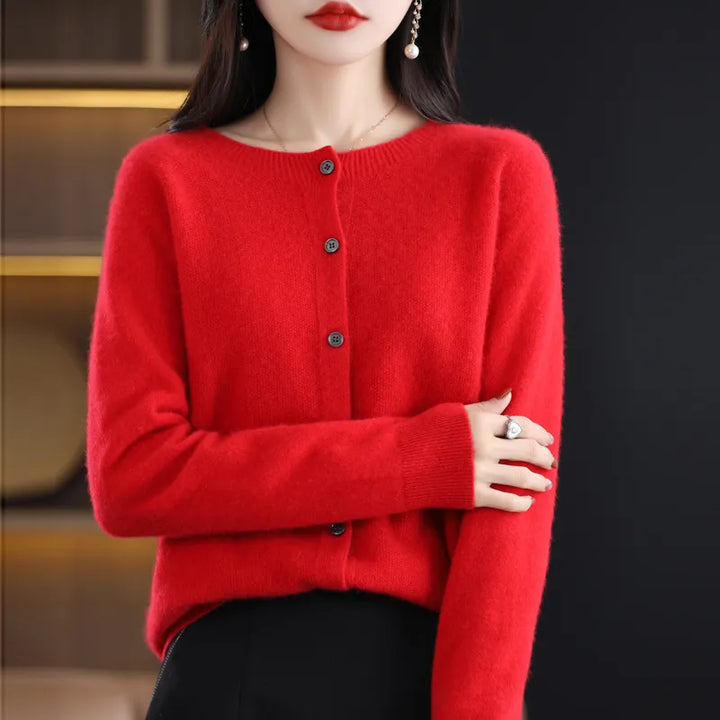Warm and Artisanal Wool Cardigan