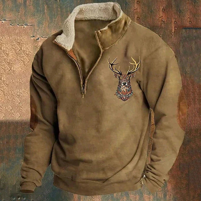 Quarter-Zip Neck Sweater