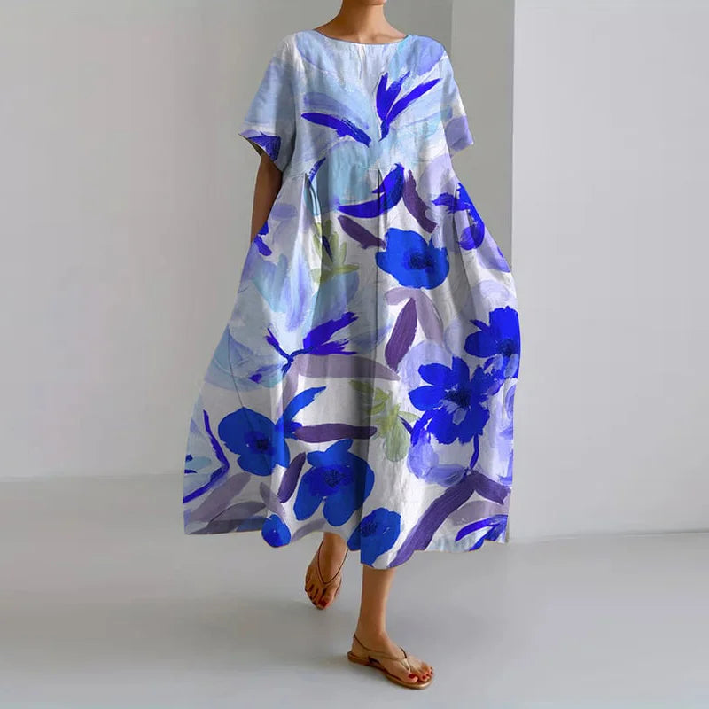 Caléra™ | Elegant Floral Dress