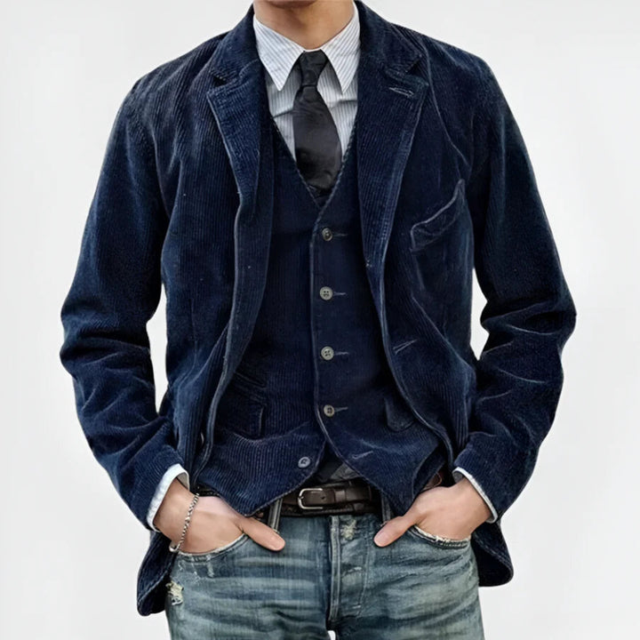 Retro Corduroy Blazer
