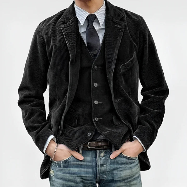 Retro Corduroy Blazer