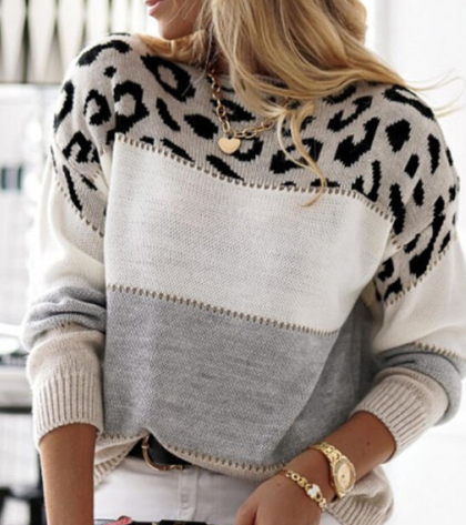 Leopard Print Sweater