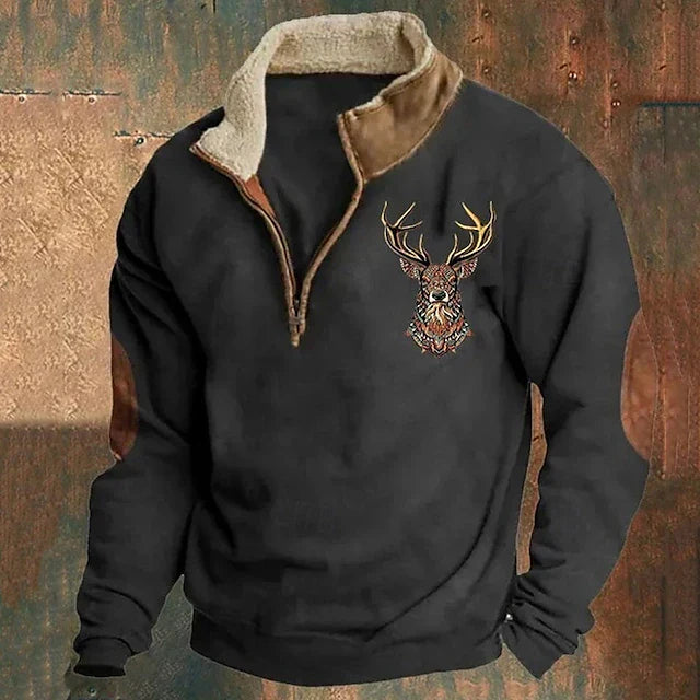 Quarter-Zip Neck Sweater